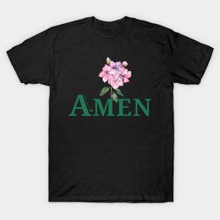 AMEN MASTERS GOLF (V7) T-Shirt